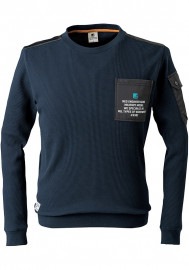 アイズフロンティア I'Z FRONTIER バンプワッフルハイブリッドクルーネックシャツ HYBRID LONG SLEEVES CREW NECK SHIRT 9301|秋冬|シャツ