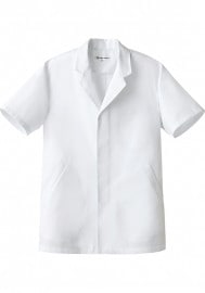 SEVEN UNIFORM セブンユニフォーム 葛城コート メンズ 半袖 AA312-6|調理白衣