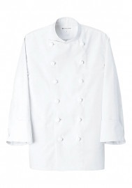 SEVEN UNIFORM セブンユニフォーム 制菌コックコート 男女兼用 長袖 AA426|コックコート