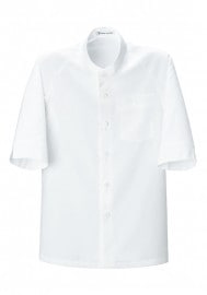 SEVEN UNIFORM セブンユニフォーム コート スタンドカラー 男女兼用 五分袖 BA1223|コックコート