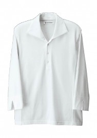 SEVEN UNIFORM セブンユニフォーム ニットシャツ 襟付き 男女兼用 七分袖 CU2696|接客用シャツ
