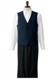 SEVEN UNIFORM セブンユニフォーム ベスト メンズ CJ4323|接客用ベスト