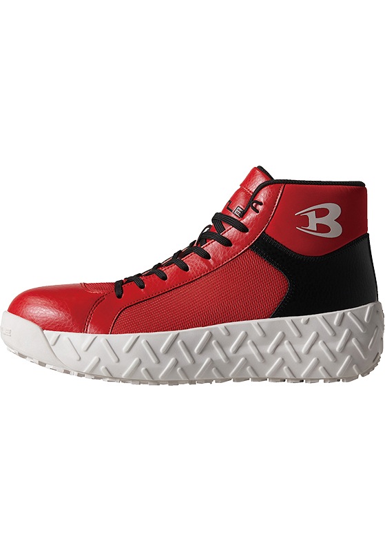 バートル　BURTLE 安全靴　3300 レッド　サイズM(25.0〜25.5) バートル BURTLE フットウェア(ユニセックス) 3300 | UNIPRO WORK WEAR