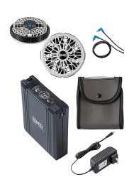 自重堂 空調服 14.4Vバッテリースターターキット ロングケーブル SK23022|作業用小物|その他