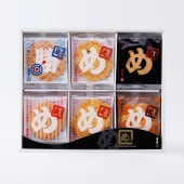 [山口油屋福太郎]  めんべい 彩り ギフト 2枚×30袋