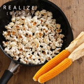 送料無料 [Realize]  手作りポップコーン 15本入り(房付き)