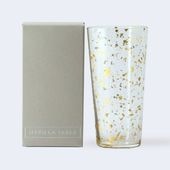 [箔一]  スターダスト ビアグラス ゴールド φ7.2×13.8cm A211-03014