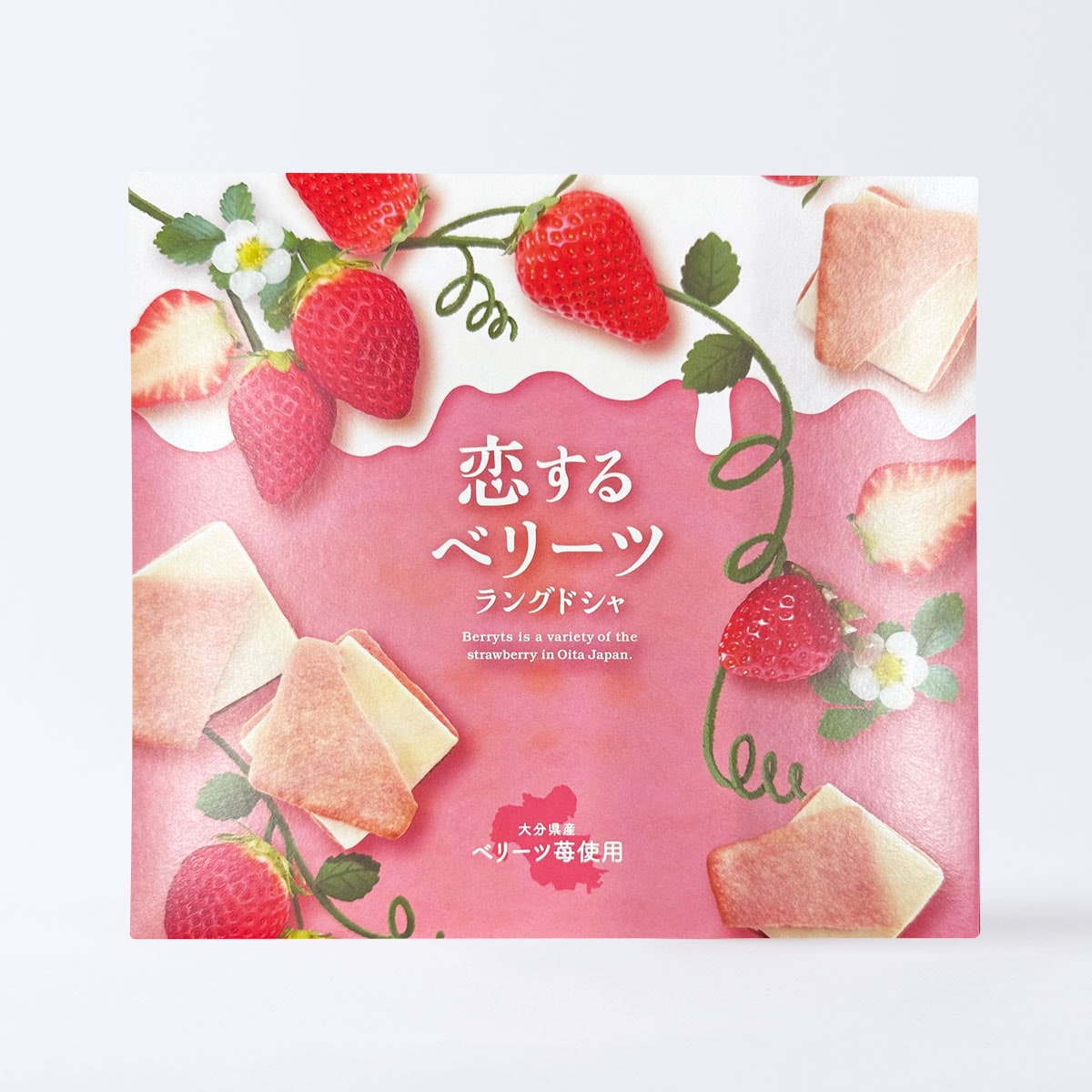 どんど焼本舗] 大分県産 ベリーツ苺使用【恋するベリーツ ラングドシャ
