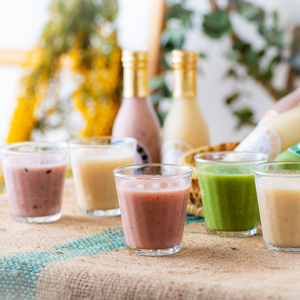 浦野醤油醸造元] にじいろ甘酒 5本セット ミニボトル 190g×5本