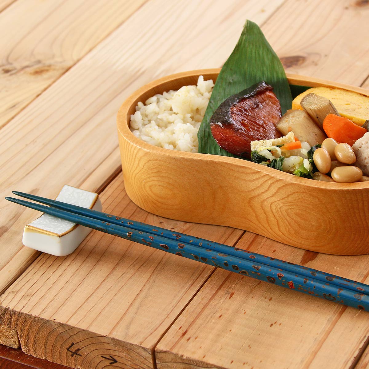 うるし工房彩道里] 津軽塗 夫婦箸 青/ピンク 2膳 | 大分県 | ご当地