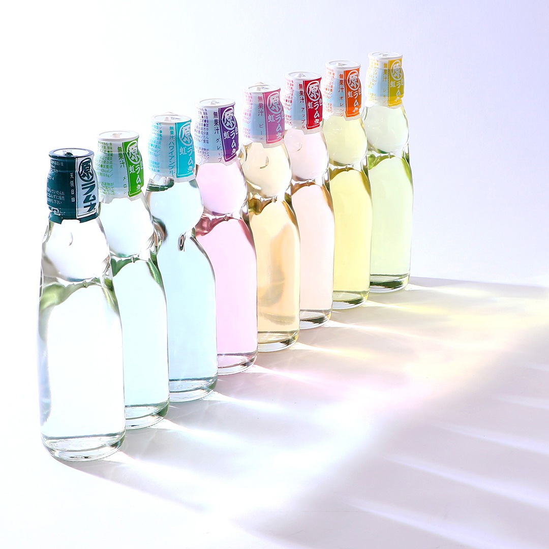ラムネ ラムネ詰合せ まるはら 虹色ラムネ 200ml×24本セット(4本×6種