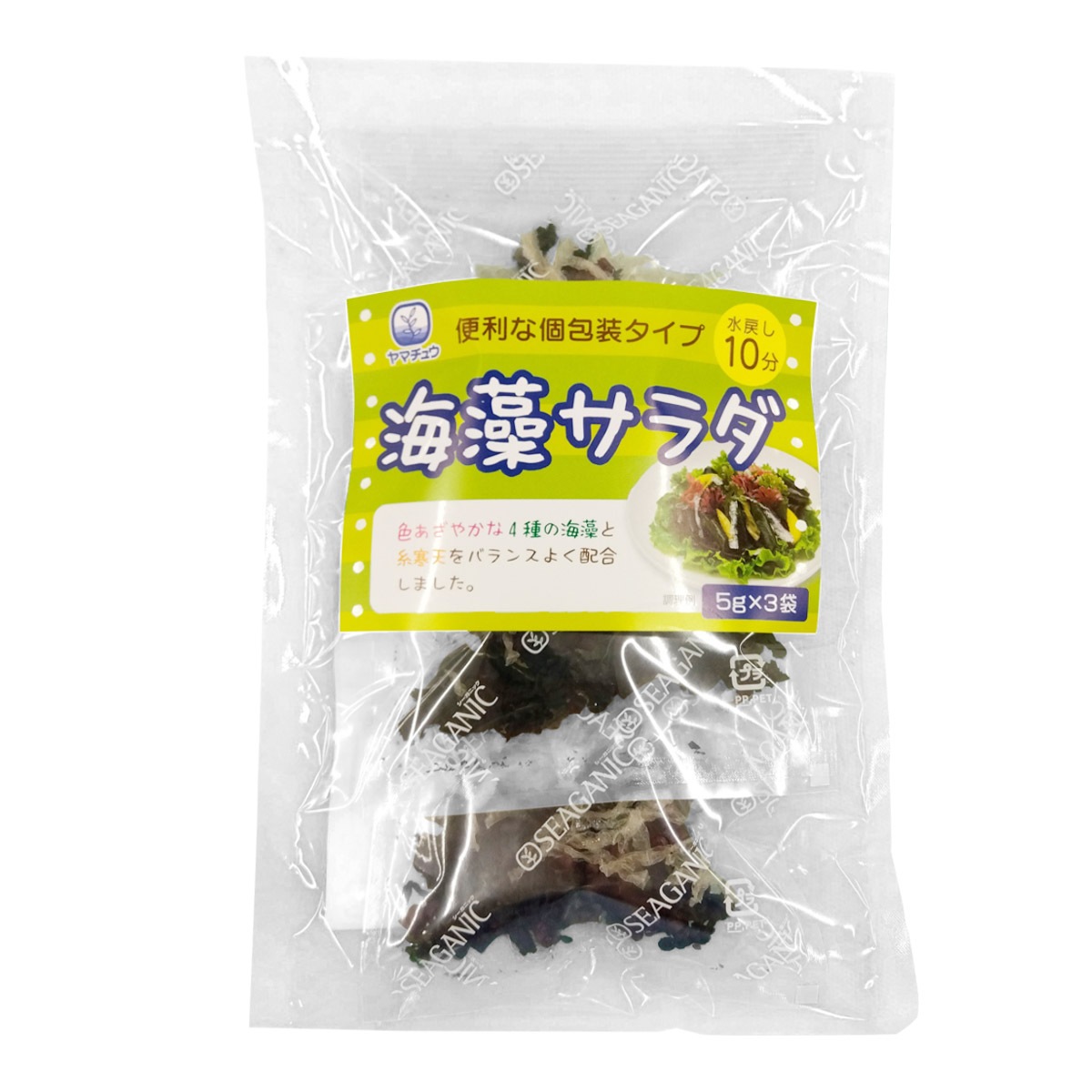 山忠] 海藻サラダ 15g(5g×3袋) | 大分県 | ご当地グルメ・名産・特産品