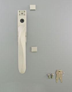 鍵付締まりハンドル(CB8221HL) | マンション・ビル用部品,たて