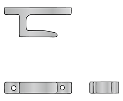 ruruページ 締まりハンドル受け(CR0140U) | マンション・ビル用部品,内倒し