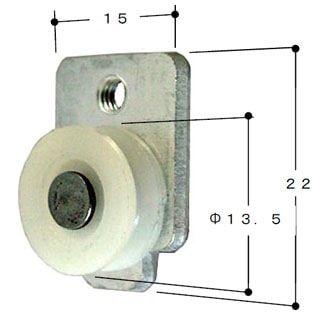 【窓工房様】専用ページです⭐️ 小池ガラス店 / 不二サッシ ビル用戸車 RO0361NO 1ヶ入 窓タイプ