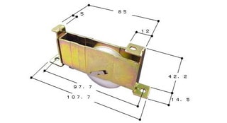 戸車(FR1861) | マンション・ビル用部品,引違い窓・片引き窓,戸車 | 不