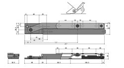 下部ステーストップ付き(HG5182NR) | マンション・ビル用部品,た
