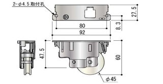 戸車(RO0663N0) | マンション・ビル用部品,引違い窓・片引き窓,戸車