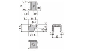 銀河222様 取引ページ 片引き窓用上はずれ止め(WD2872ZN) | マンション・ビル用部品,引
