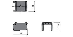 はずれ止め(WH1521ZN) | マンション・ビル用部品,引違い窓・片