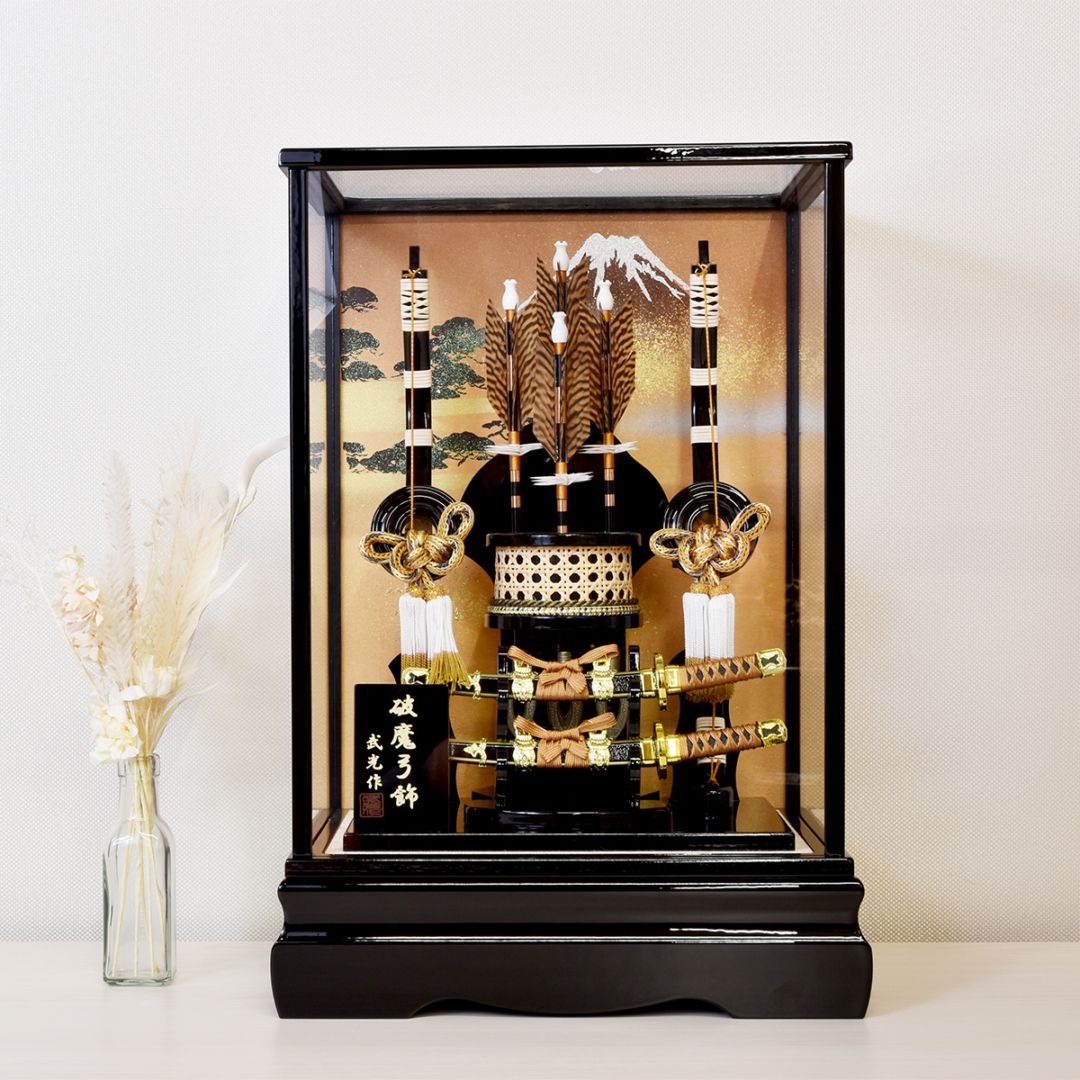 破魔弓 コンパクト 破魔矢 お祝い 初正月 おしゃれ 太刀付き