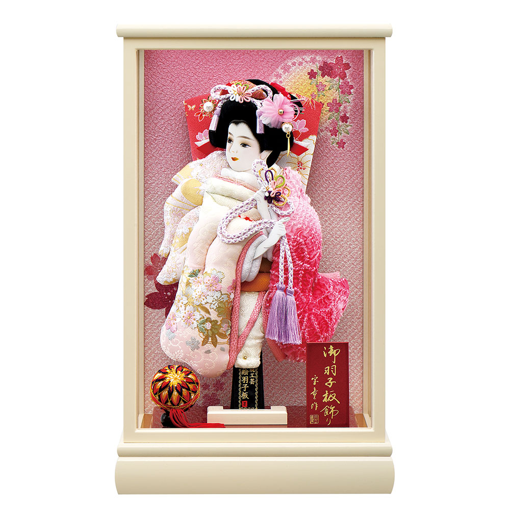羽子板 お祝い 10号 まどか ケース飾り ガラスケース おしゃれ