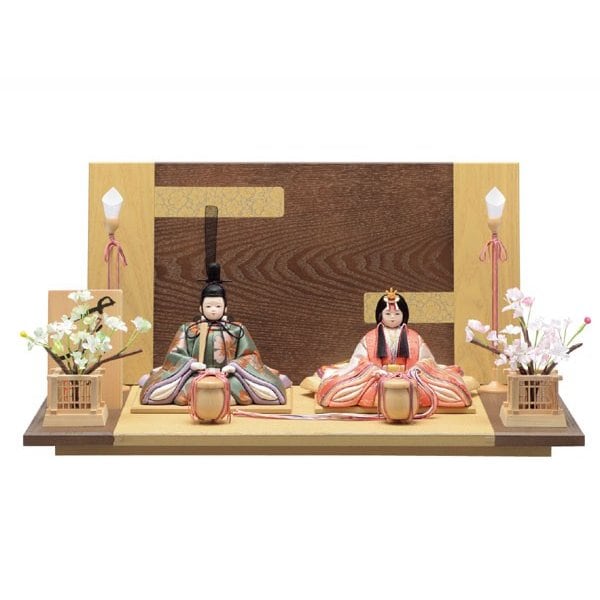 雛人形 木目込み 一秀作 コンパクト ひな人形 親王飾り 初節句飾り