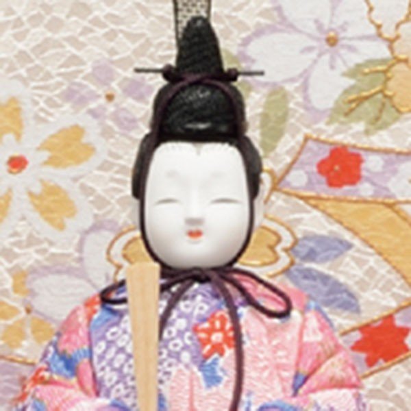 雛人形 木目込み 一秀作 コンパクト ひな人形 十人飾り 三段飾り