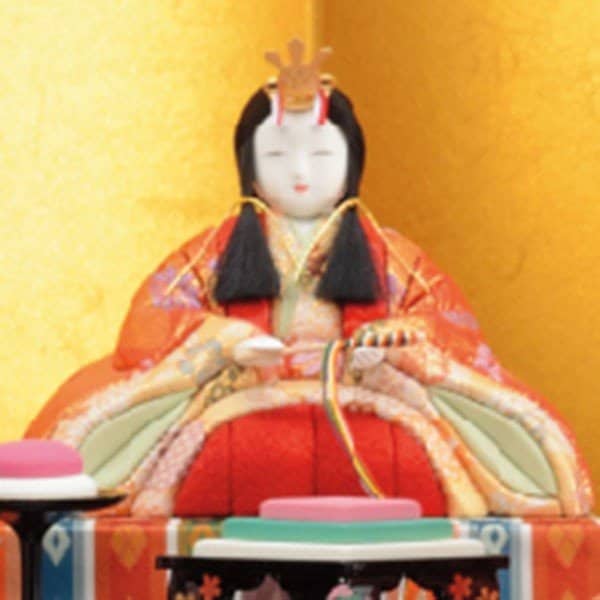雛人形 木目込み 一秀 3段飾り 15人飾り 十五人 三段 かわいい