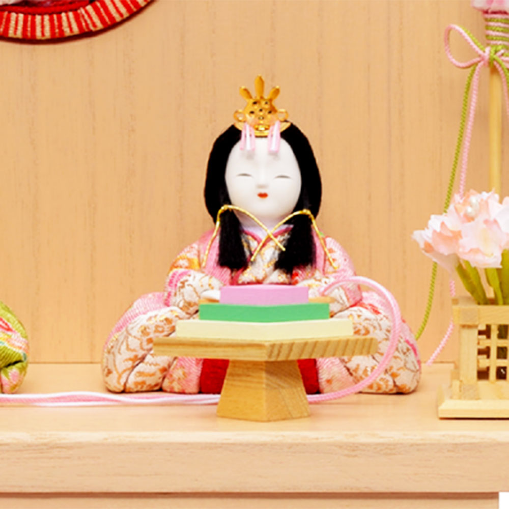 雛人形 木目込み 一秀 かわいい うさぎ シンプル モダン コンパクト