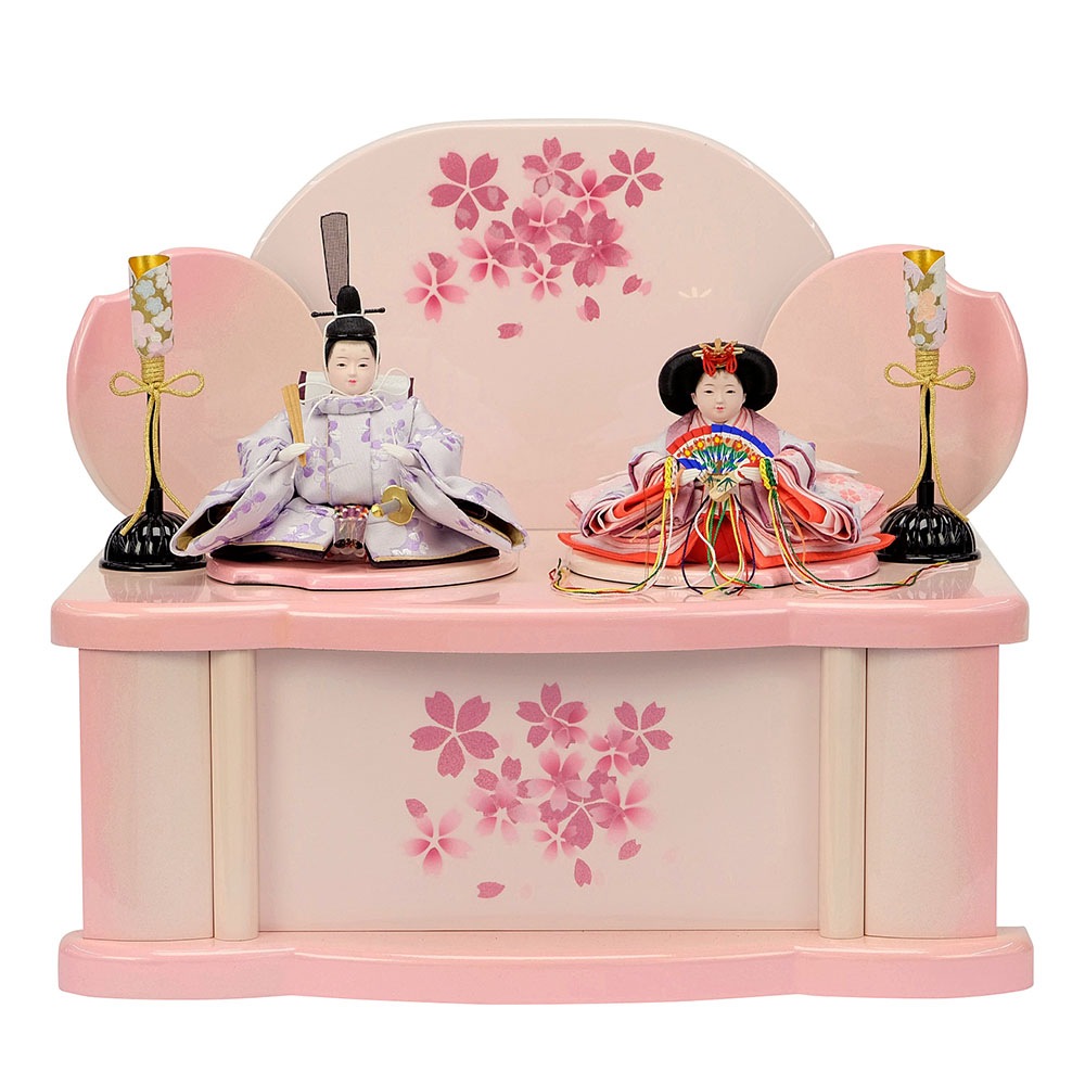ひな人形収納型2人飾り ひな人形収納型2人飾り 【公式通販】