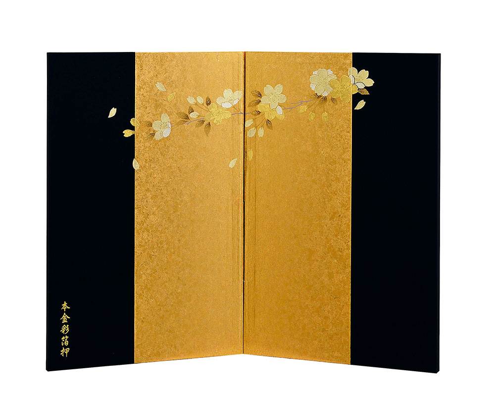 五月人形 5月人形 屏風 18号 本仕立屏風 金彩大桜 おしゃれ |