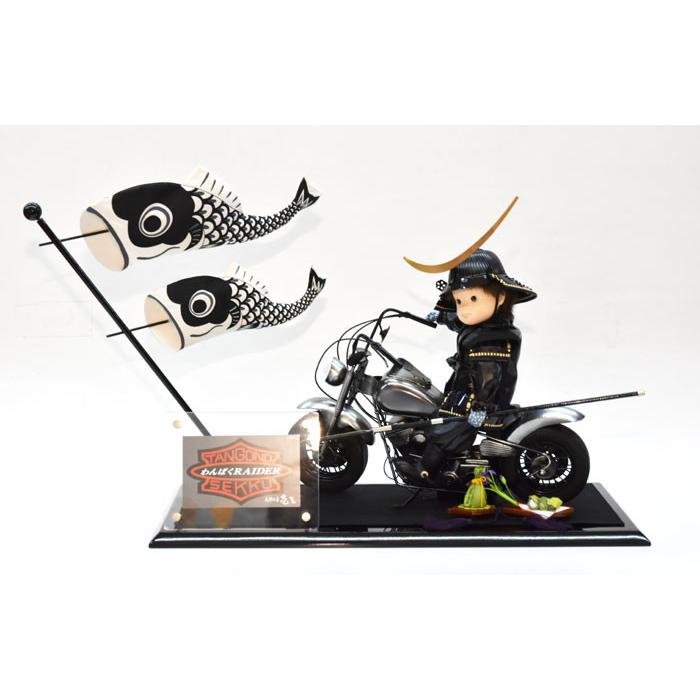 木製バイクライダー五月人形