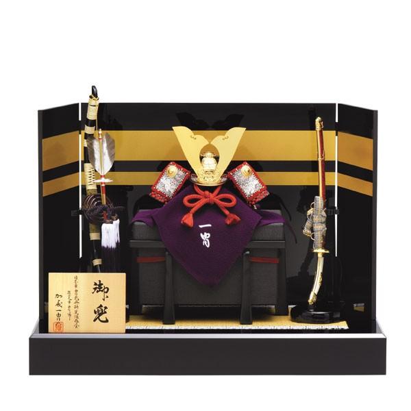 五月人形 真多呂人形作 兜飾り 加藤一胄作 四分の一 極上 兜飾りセット