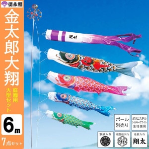 鯉のぼり6mセットポール無/こいのぼり