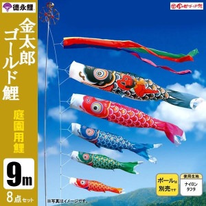 鯉のぼり9mセット/こいのぼり