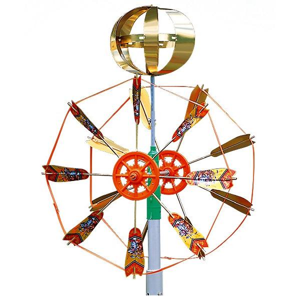 鯉のぼり 矢車セット 矢車セット 特大 9・10m鯉用 矢羽根直径80cm |