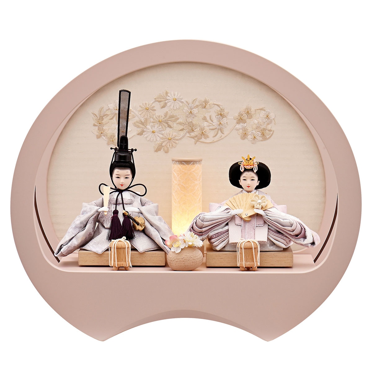 雛人形 コンパクト おしゃれ 初節句 お祝い ひな人形 親王飾り 2人飾り