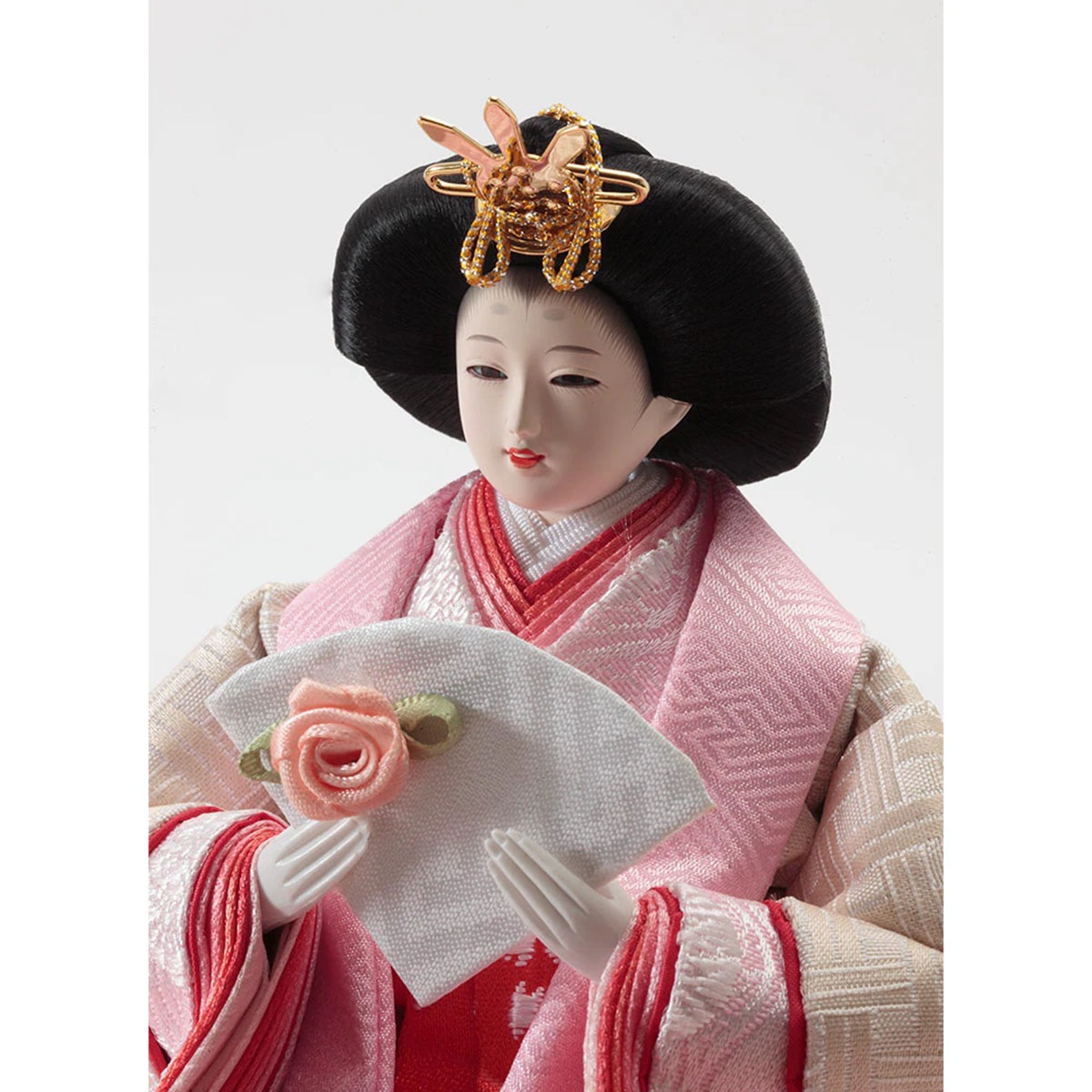 雛人形 久月 コンパクト ミニ サイズ 親王 ケース入り 親王飾り 二人