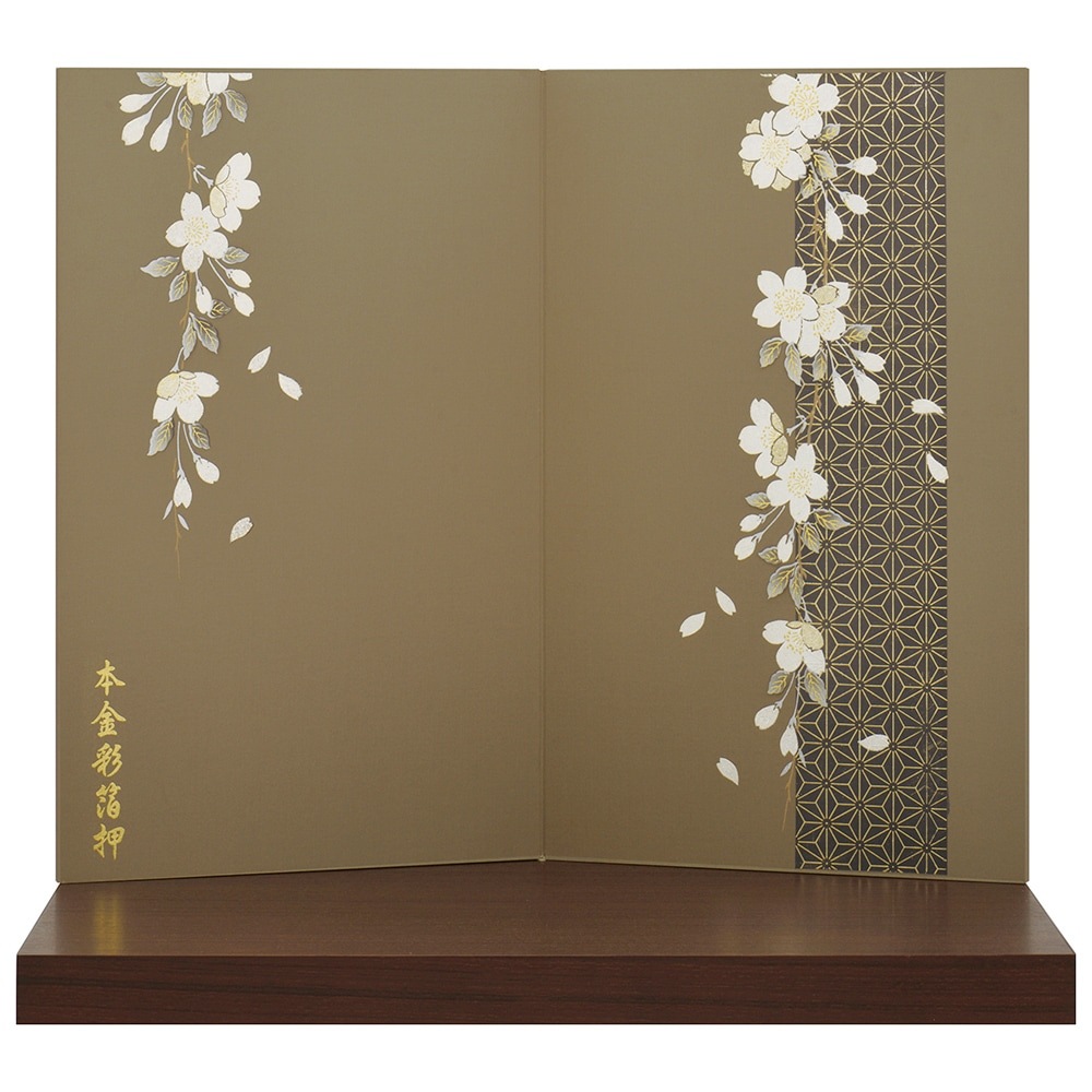 【まちゃっぺこ様】五月人形飾り台、屏風セット　保管品 top-3050.jpg?v=1752066230