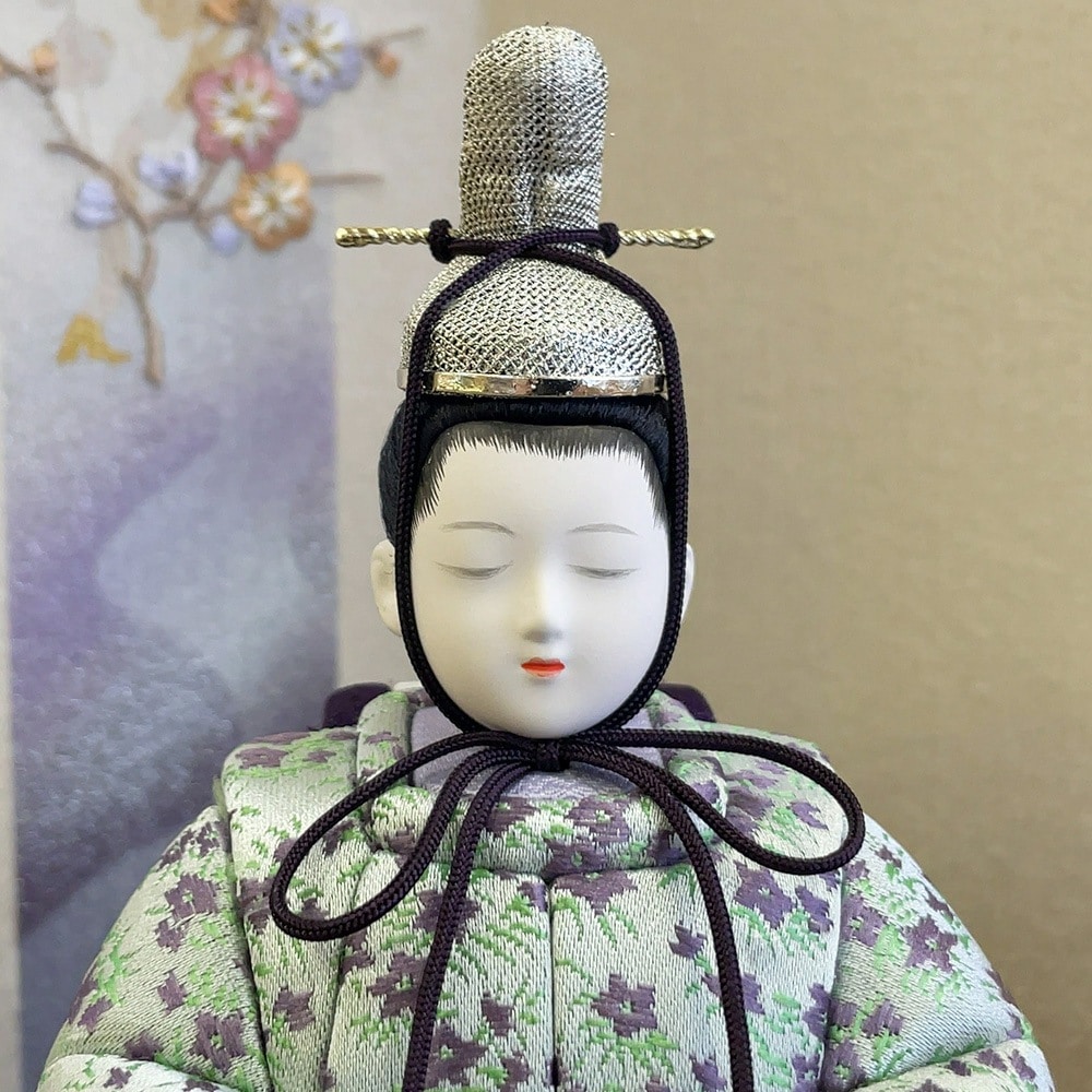 雛人形 お祝い 木目込み 一秀 ひな人形 親王飾 桃山雛 17号