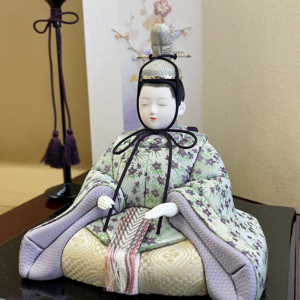 雛人形 お祝い 木目込み 一秀 ひな人形 親王飾 桃山雛 17号 かわいい