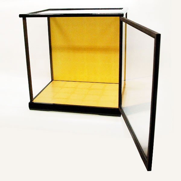 人形ケース 横幅36奥行27高35cm(ガラス寸法）内計り ガラス人形