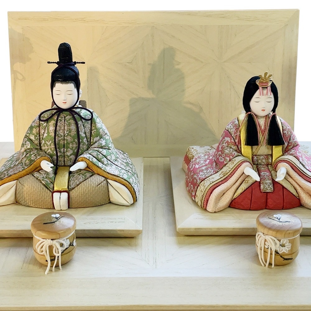 雛人形 お祝い 木目込み 一秀 ひな人形 親王飾 翠香雛 かわいい