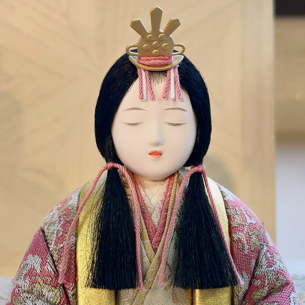 雛人形 お祝い 木目込み 一秀 ひな人形 親王飾 翠香雛 かわいい