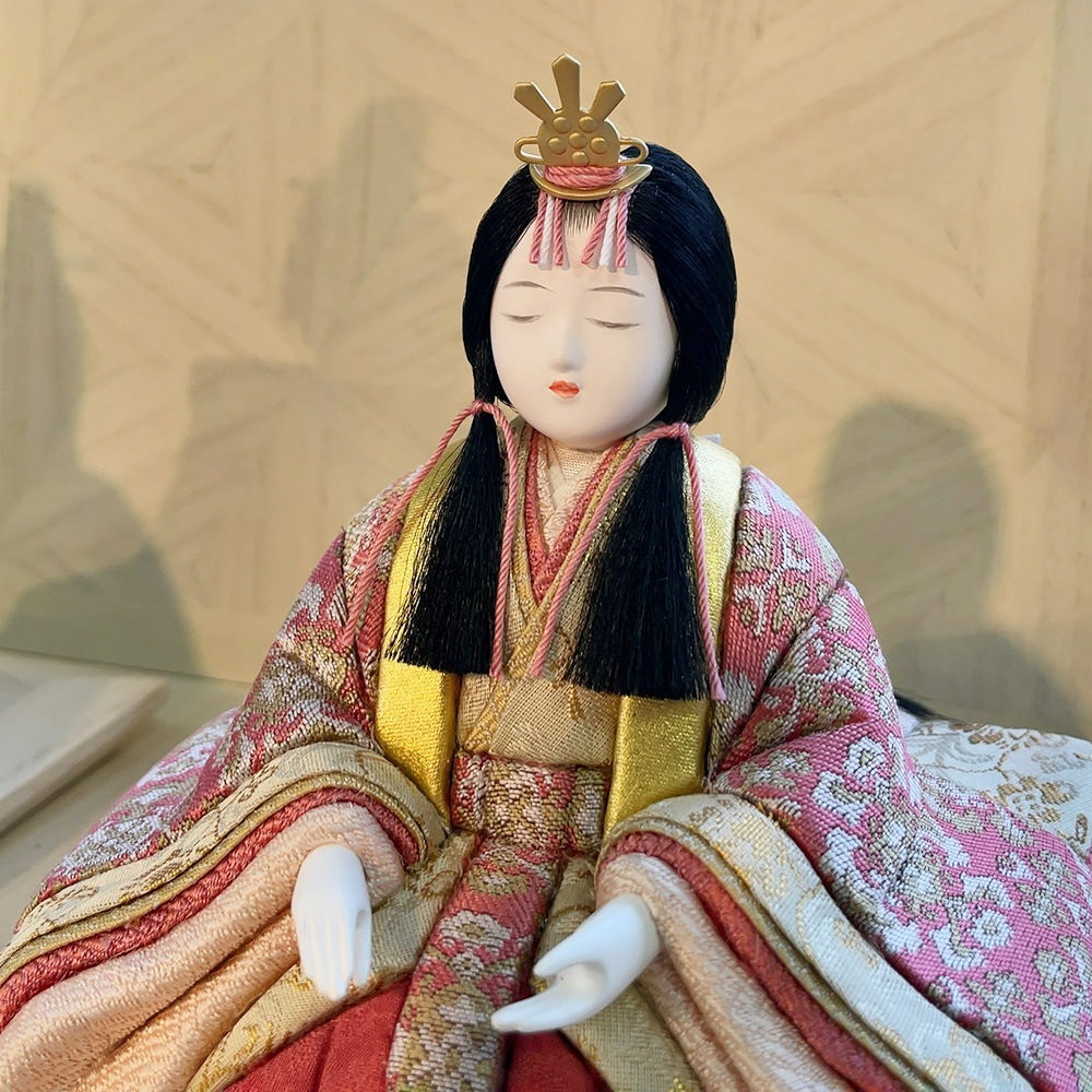 雛人形 お祝い 木目込み 一秀 ひな人形 親王飾 翠香雛 かわいい