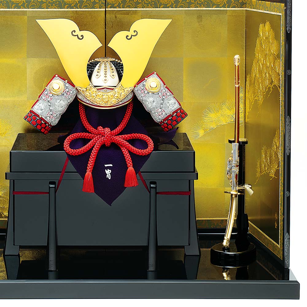 バラ売可 真多呂人形 加藤一冑作 兜飾り 五月人形 五月人形 真多呂人形作 兜飾り 加藤一胄作 四分の三 極上 兜飾りセット