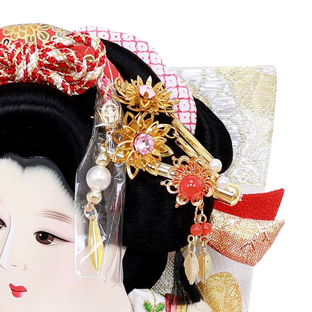 羽子板 単品 コンパクト かわいい おしゃれ 13号 (高さ約41cm) 初正月