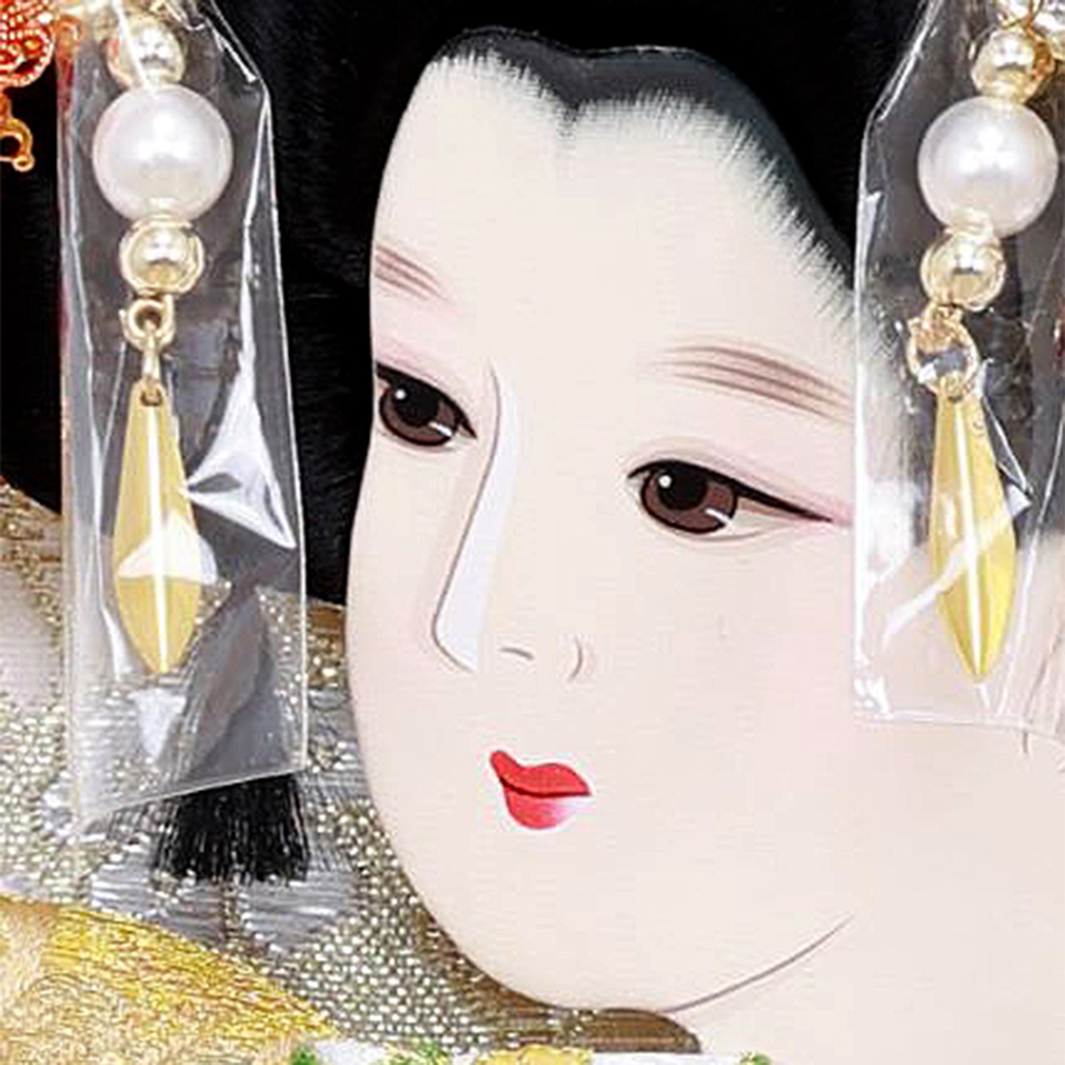 むくたん　ハンドメイド和紙押し絵、ミニ羽子板（8点） 羽子板 単品 コンパクト かわいい おしゃれ 13号 (高さ約41cm) 初正月