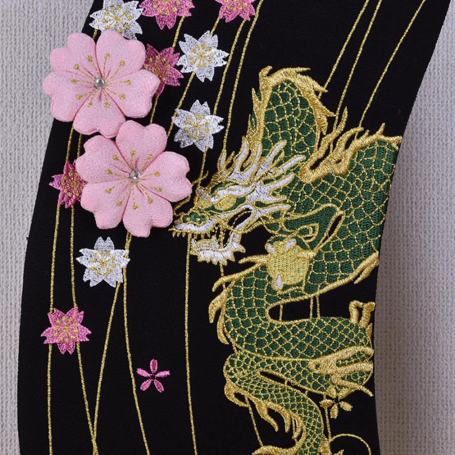 鯉のぼり 室内 こいのぼり 鯉飾り 黒 桜流星 中 竜 リュウ 龍 おしゃれ